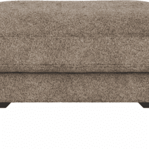 Puf til sofa Rowico Corwin Anna 6 mørk beige med sorte pulverlakerede metalben