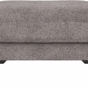 Puf til sofa Rowico Corwin Greg 18 grå/sort med sort metalstel 16 cm ben